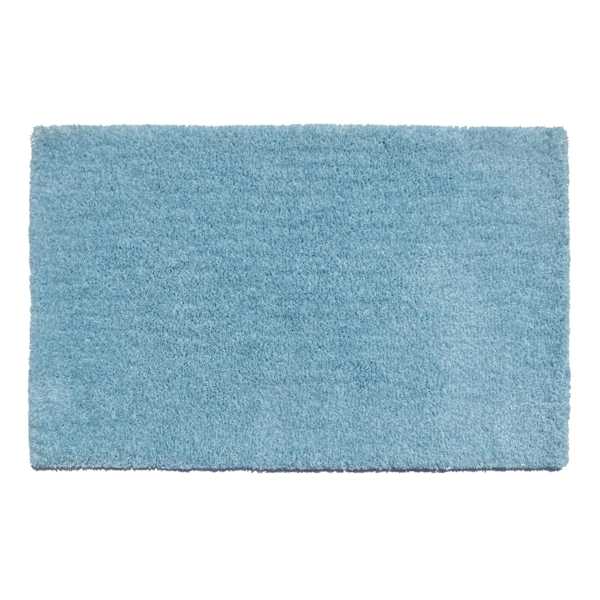 Solid Teal Shag Tufted Accent Rug, 27x45