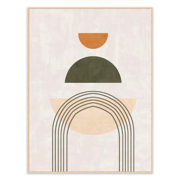 Soul Searcher Framed Abstract Canvas Wall Art, 15x19