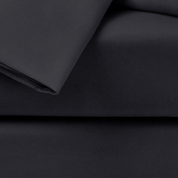 3Piece Black Cooling Microfiber Sheet Set, Twin/Twin XL