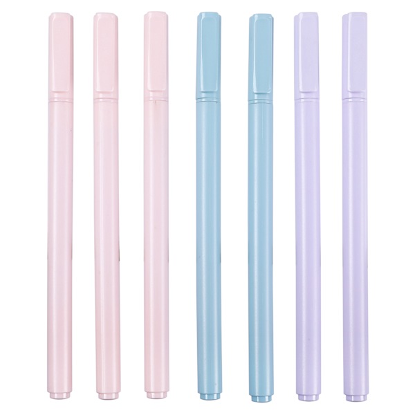 Gel Pen 7Pk- Pnk Blu Ppl