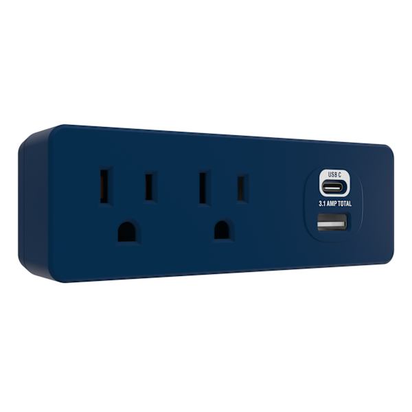 1200J 4-Outlet Usb Surge Protector 540 C Navy