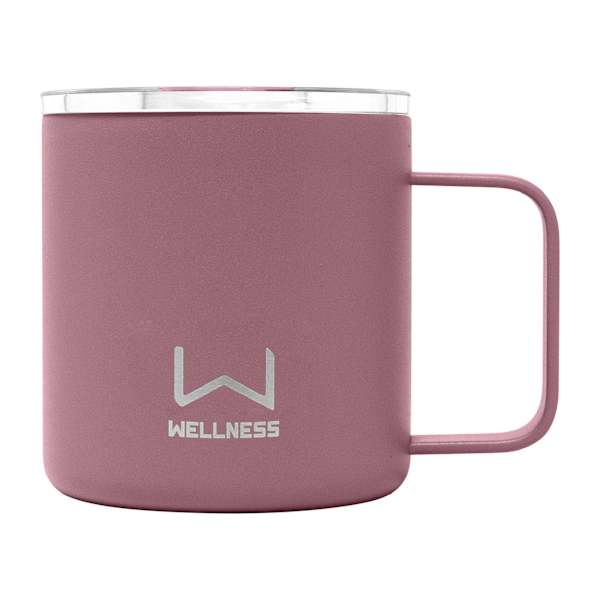 Wellness Mauve Orchid Stainless Steel Mug, 10oz
