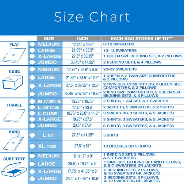 2-Pack Hanging Dress Magicbag, Extra Large