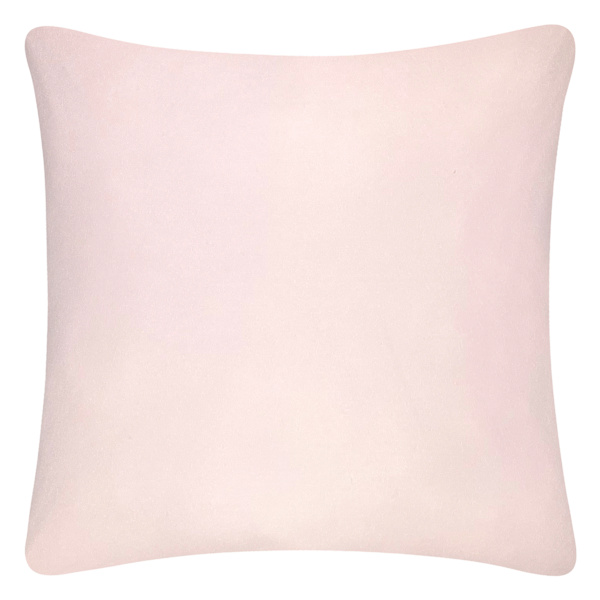 Blush Canvas Throw Pillow, 18"