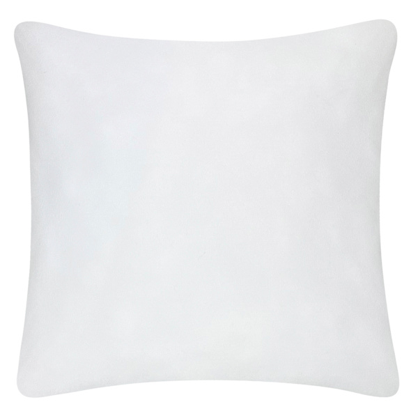 White Canvas Throw Pillow, 18"