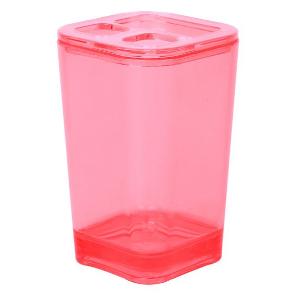 Oh Joy! Hot Pink Plastic Toothbrush Holder, 4.6"