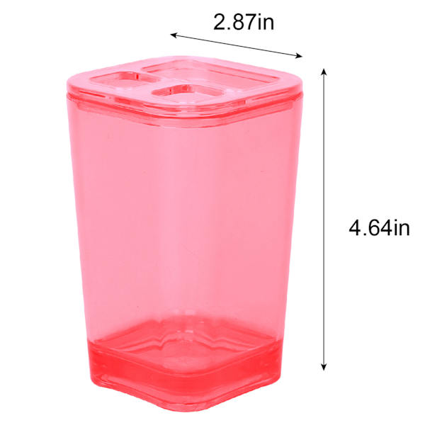 Oh Joy! Hot Pink Plastic Toothbrush Holder, 4.6"