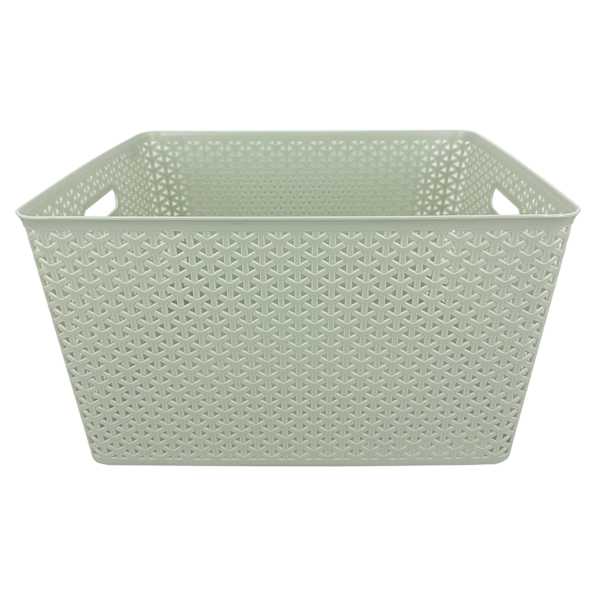 Y-Weave Mint Storage Basket, Extra Large