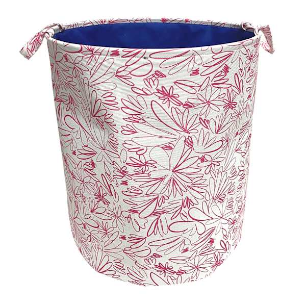 Oh Joy! Pink Floral Laundry Hamper