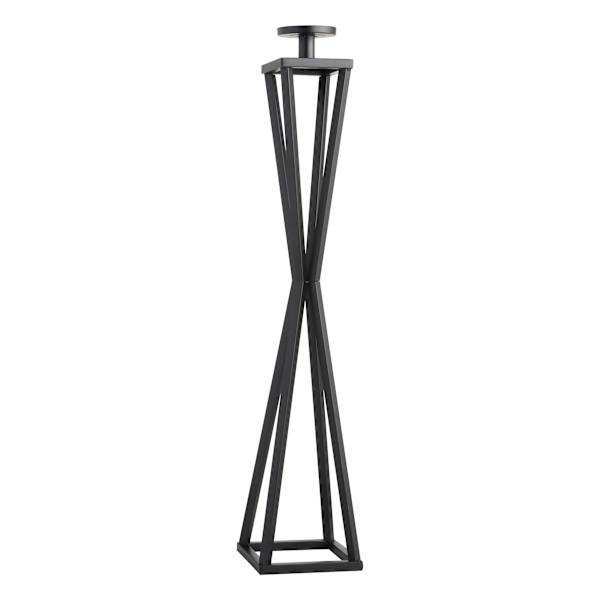 Black Metal Candle Holder, Large