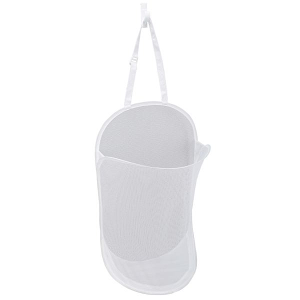 Over The Door Pop Up Hamper, White