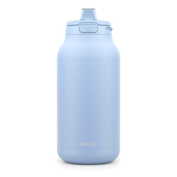 Ello Halogen Blue Stainless Steel Hydra Jug, 64oz