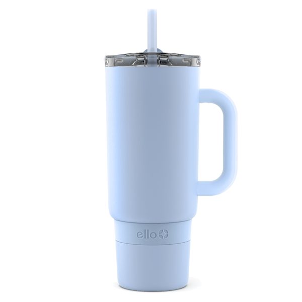 Ello Halogen Blue Stainless Steel Port Tumbler, 40oz