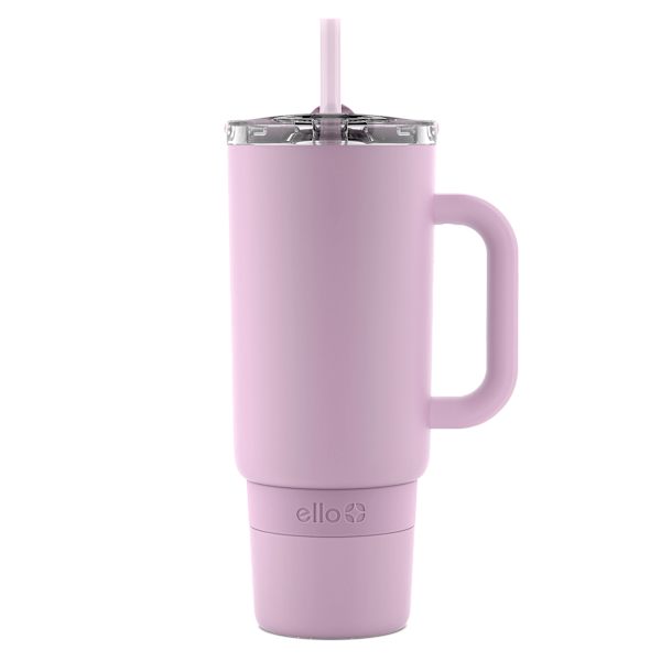 Ello Mauve Stainless Steel Port Tumbler, 40oz