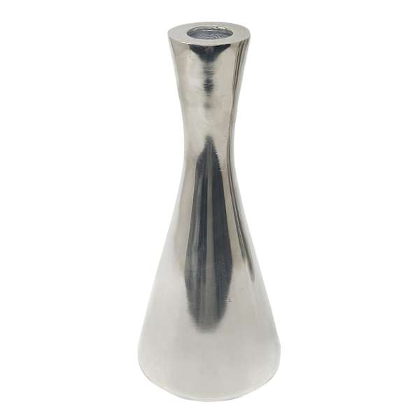 Crosby St. Silver Candle Holder, 8"