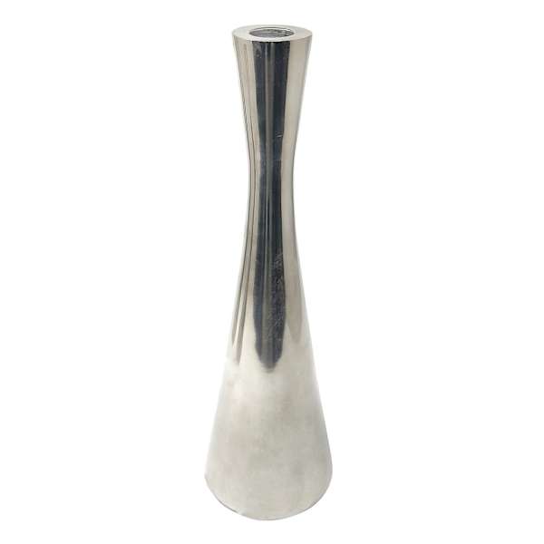 Crosby St. Silver Taper Candle Holder, 12"