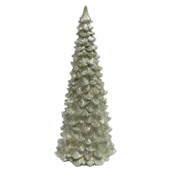 Champagne Glittered Gold Tree, 11.5"
