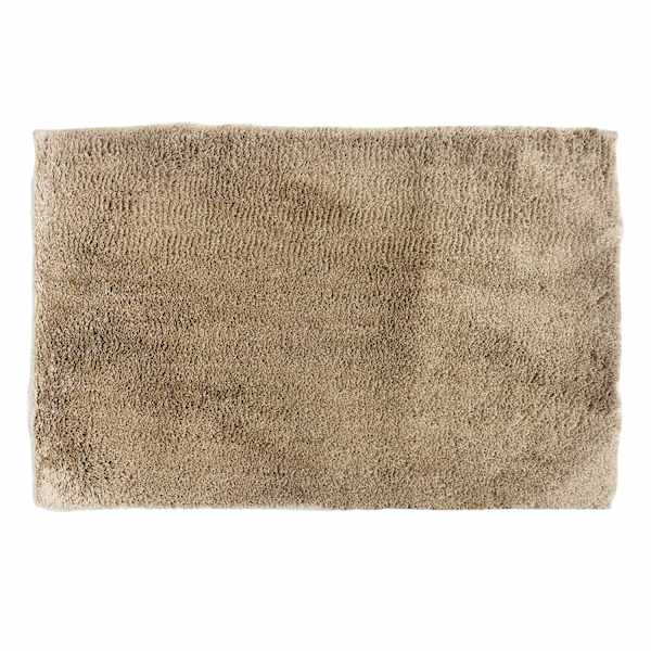Crosby St. Solid Brown Bath Rug, 20x30
