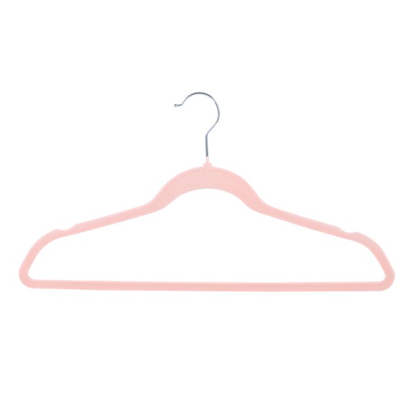 50-Pack Velvet Suit Hangers, Pink