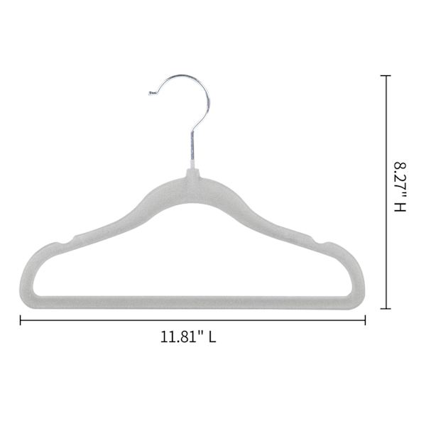 Tiny Dreamers 10-Piece Velvet Hanger, Harbor Mist