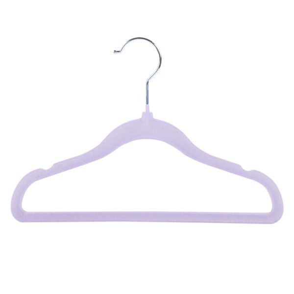 Tiny Dreamers 10-Piece Velvet Hanger, Orchid Petal