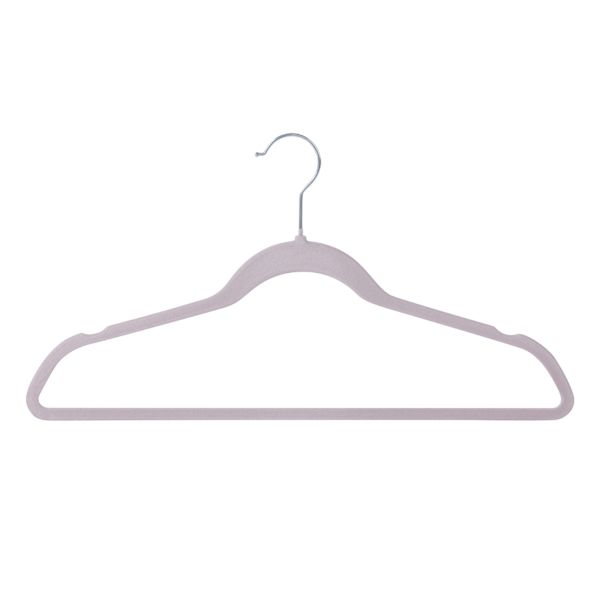 25-Pack Iris Velvet Suit Hangers, Mystic Purple
