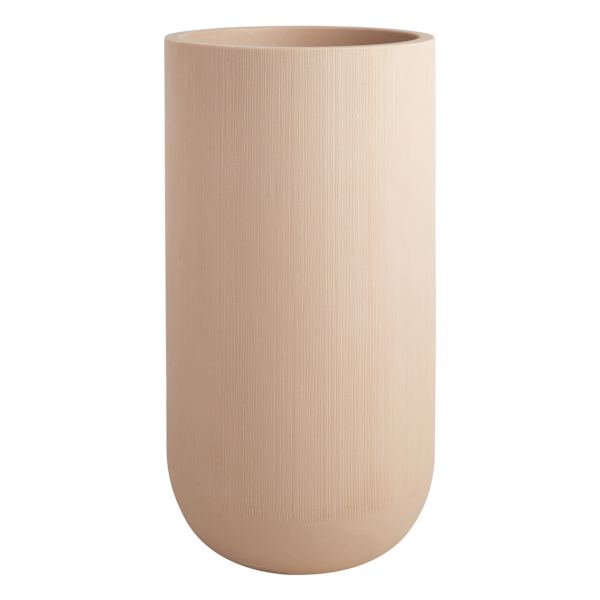 Japi Fringe Clay Tall Outdoor Planter, Large