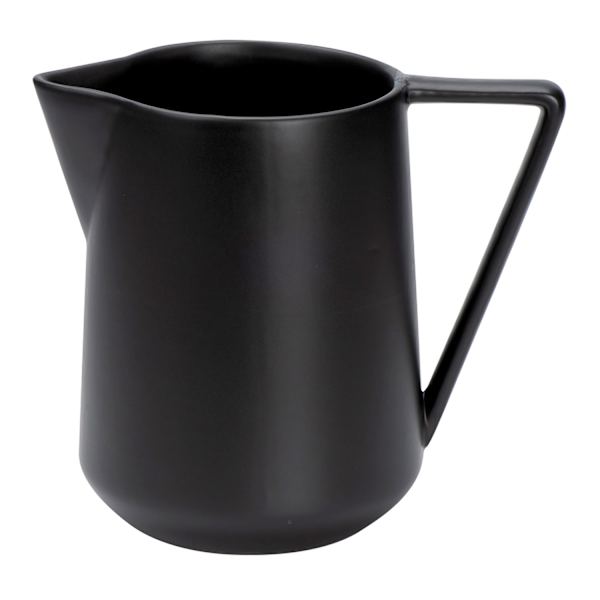 Crosby St. Matte Black Stoneware Pitcher
