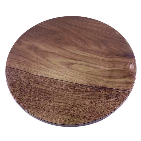 Wed Set Of 4 Wood Decal Charger Plate