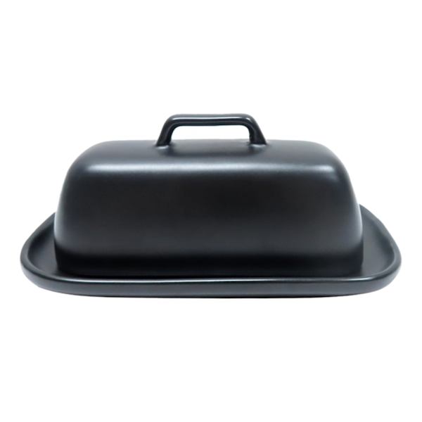 Crosby St. Black Butter Dish