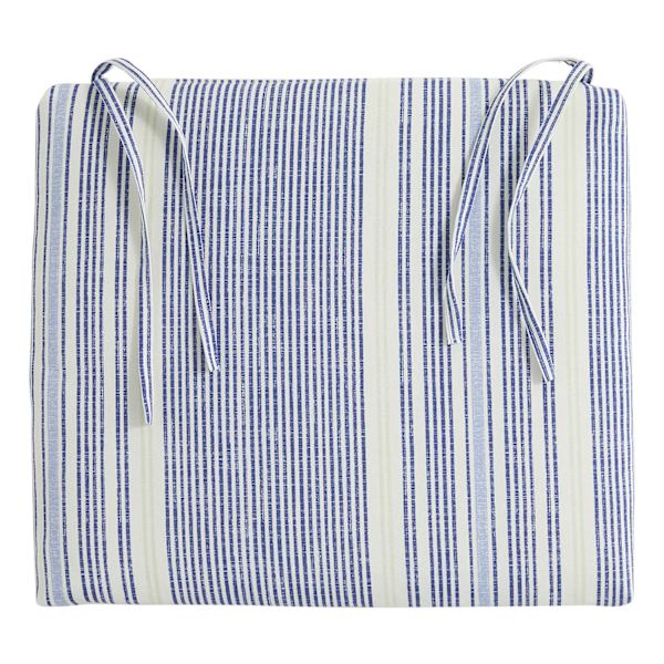 Calisto Pinstripe Outdoor Square Seat Cushion