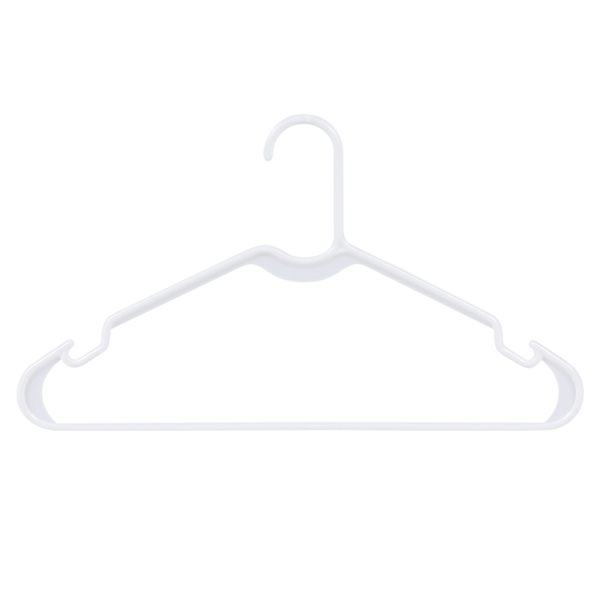 10-Pack Hangers Set, White