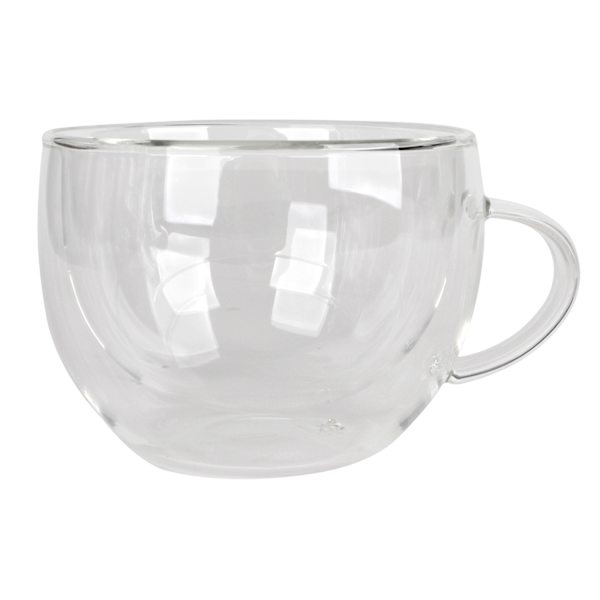 Bistro Glass Cappuccino Mug, 11oz
