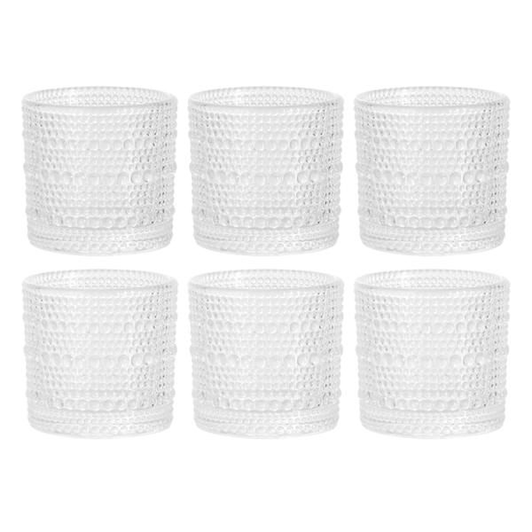 Set of 6 Clear Spectra Shot Glasses, 2oz