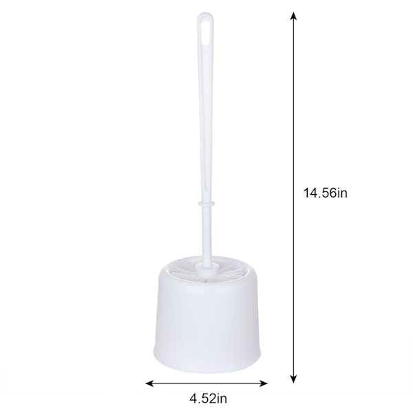 White Toilet Brush