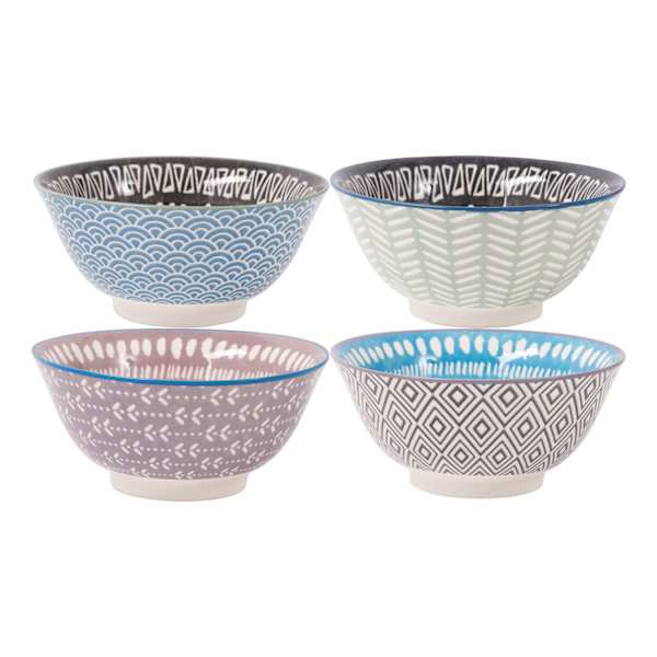 Geometric Aztec Printed Bowls, Assorted Styles