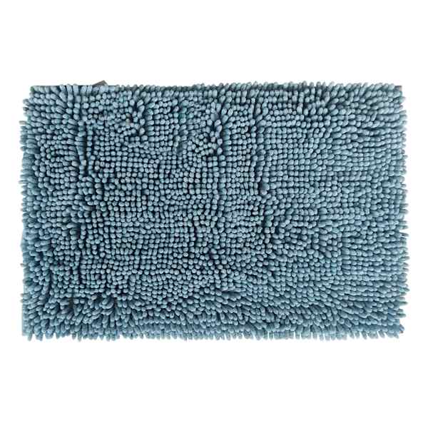 Essential Noodle Aqua Bath Rug, 17x24