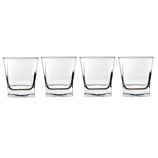 Set of 4 Tribeca Square Double Old Fashioned Glasses, 10oz