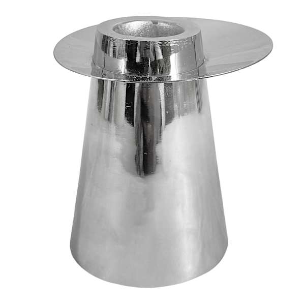 Crosby St. Silver Pillar Candle Holder, 3"