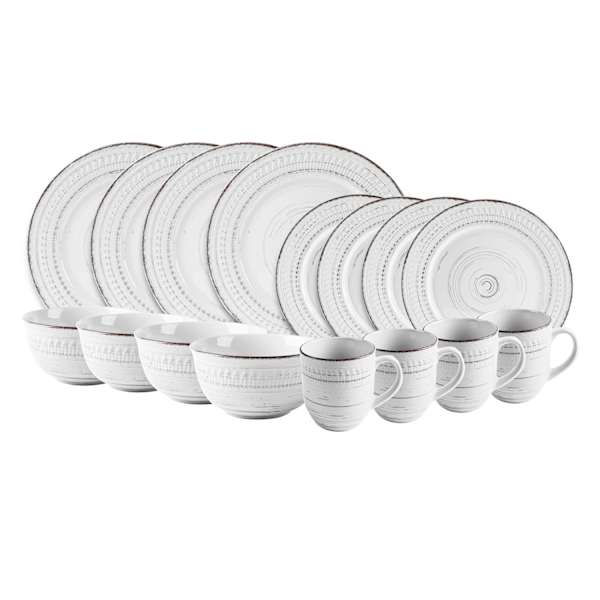 16-Piece White Coscenza Dinnerware Set