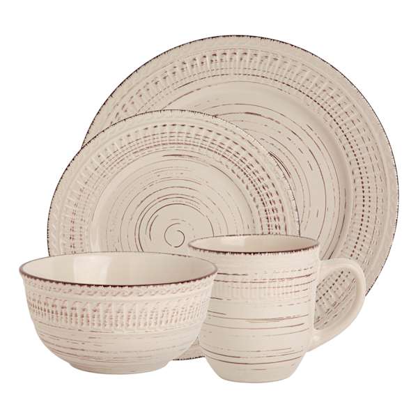 16-Piece Cream Coscenza Dinnerware Set