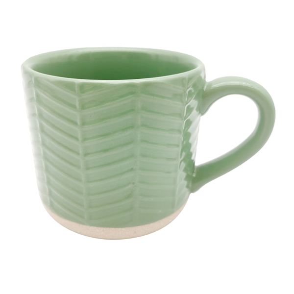 Sage Green Textured Mug, 16oz