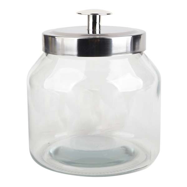 Glass Canister with Metal Lid, 71oz