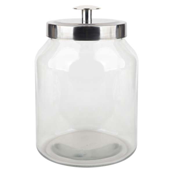 Glass Canister with Metal Lid, 100oz