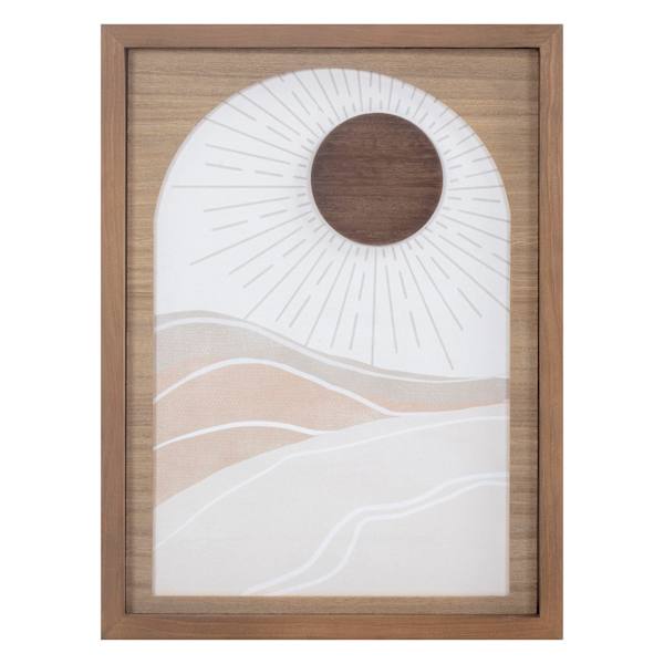 Cutout Arch Landscape Wooden Wall Art, 12x16