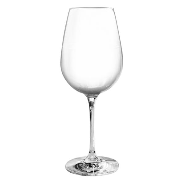 Set of 4 Wine Crystal Glasses, 17oz
