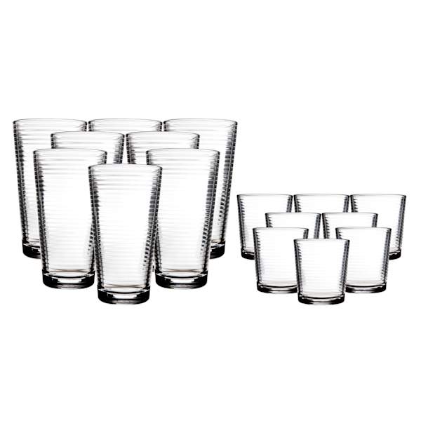 16-Piece Solar Drinkware Set