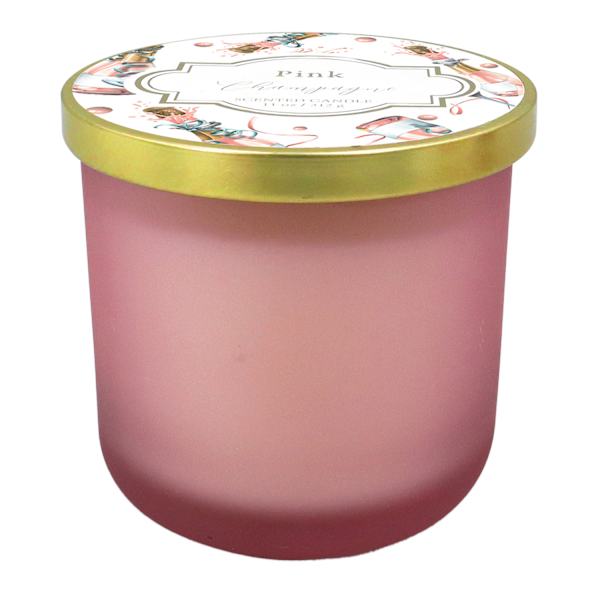 Pink Champagne Scented Jar Candle, 11oz
