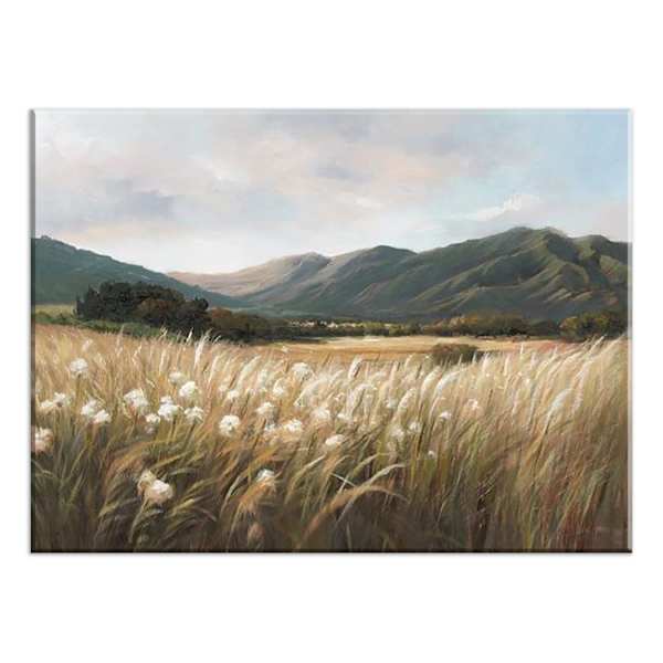 Meadow Mountain Hand Painted Canvas Wall Art, 30x40