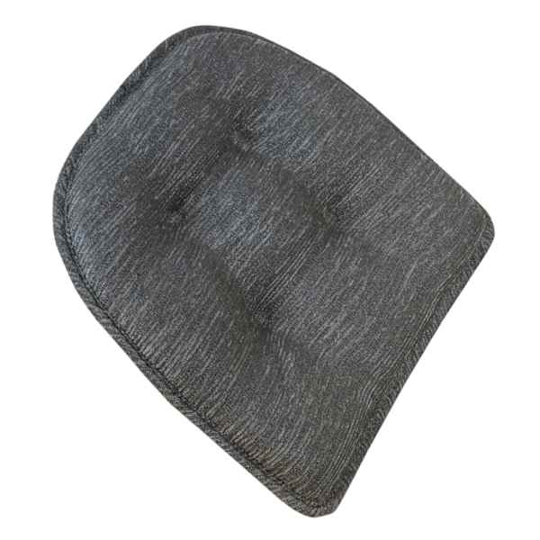 Clarity Grey Gripper Dining Chair Cushion with Non Skid Material